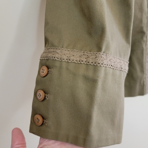 W Work to Weekend | Lace Trim Blazer Size 16 - Picture 4 of 6